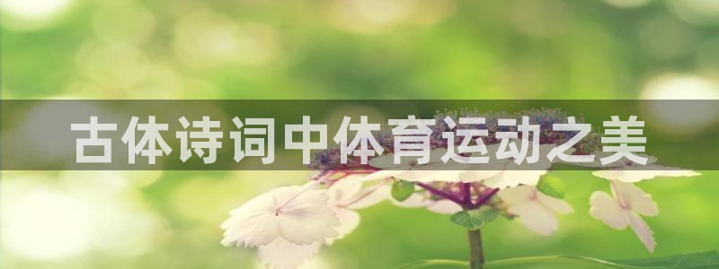 JJB竞技宝官方正版app神州：古体诗词中体育运动之